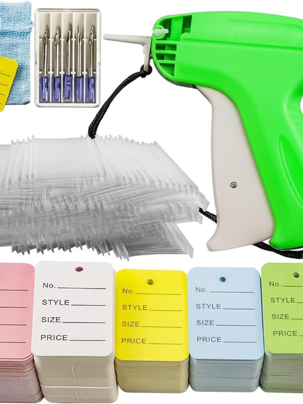 5506-Piece Price Tagging Gun Kit for Clothing, Tag Attacher Machine